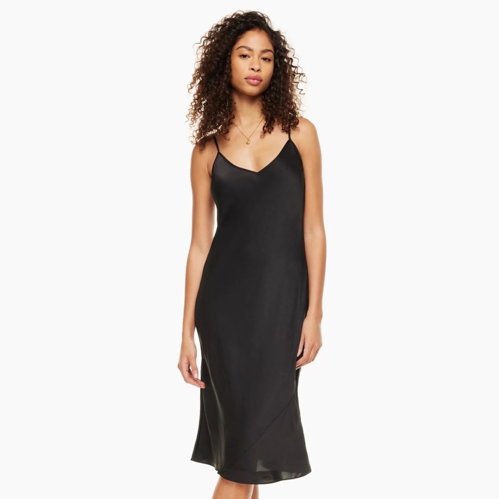 Aritzia Babaton Slip Dress in Black.
